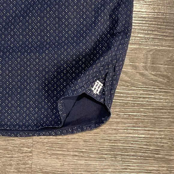 Tommy Hilfiger‎ Preppy Navy White LS Button Down Shirt Boys XL 16/18 - Picture 4 of 5